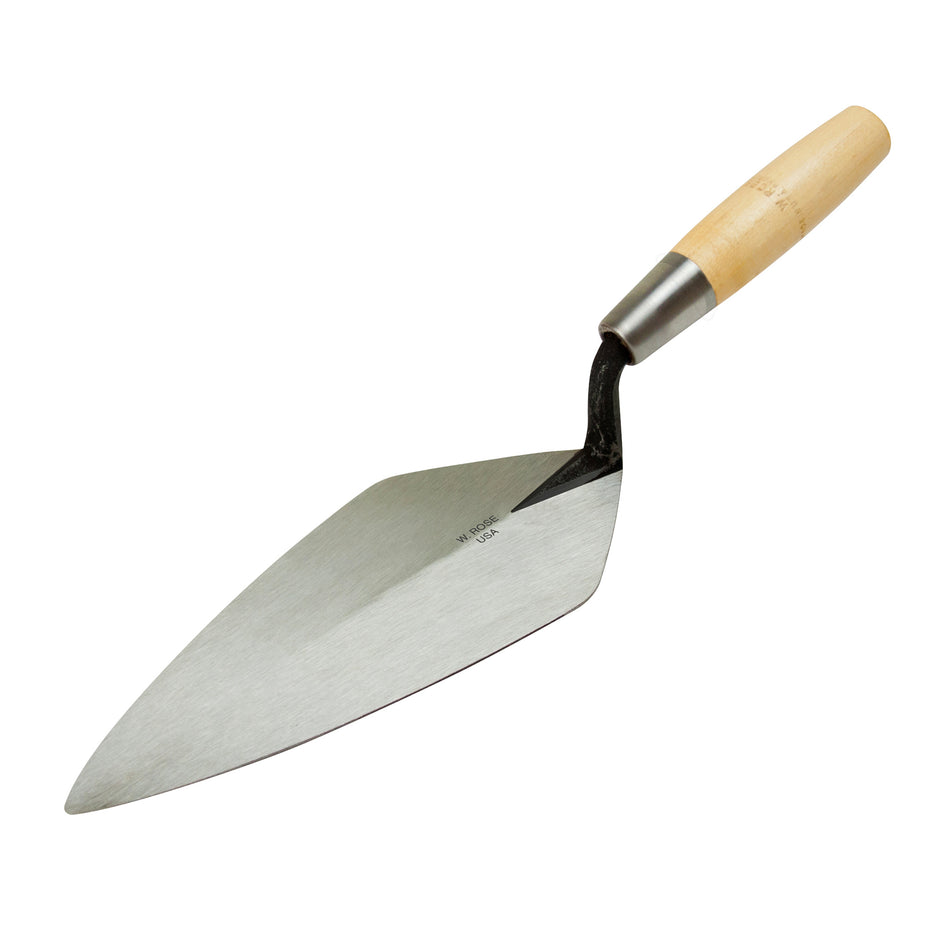 Kraft 11 in. Narrow London Brick Trowel with 6 in. Wood Handle - RO116-11